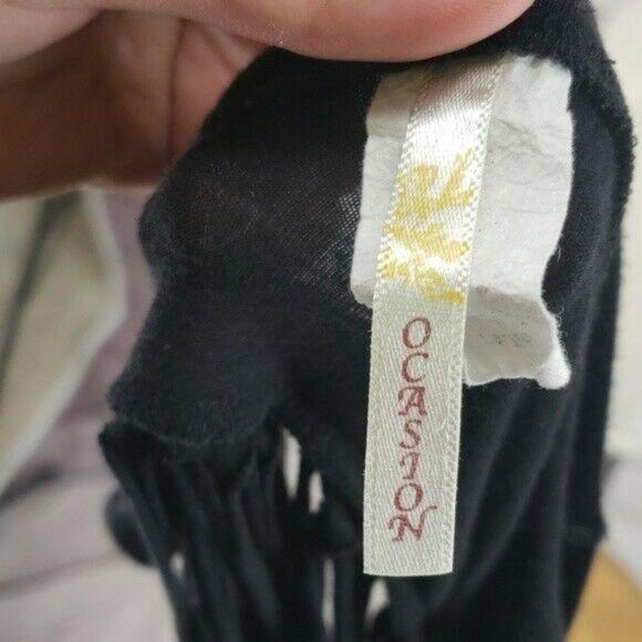 Ocasion Black Cross sleeveless cutout large Shirt‎ - Picture 7 of 7